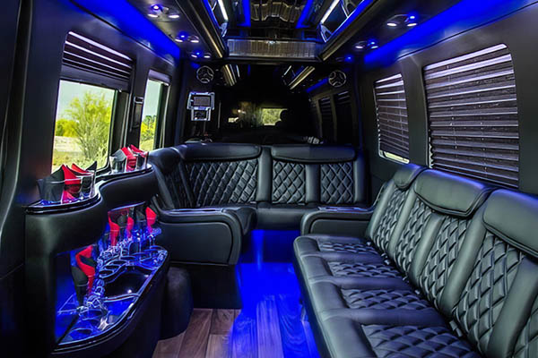 party bus interior