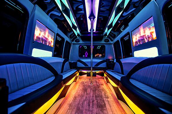 party bus interior